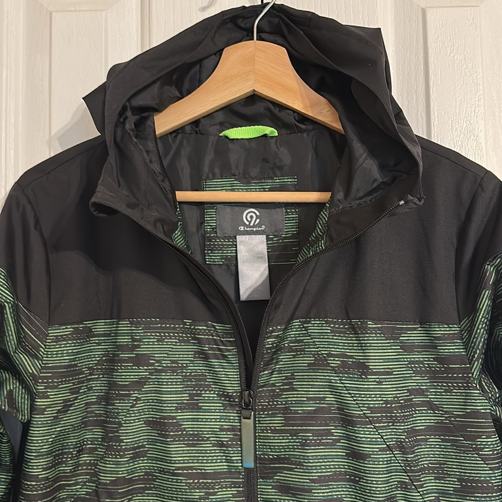 Champion Boy’s black & green jacket